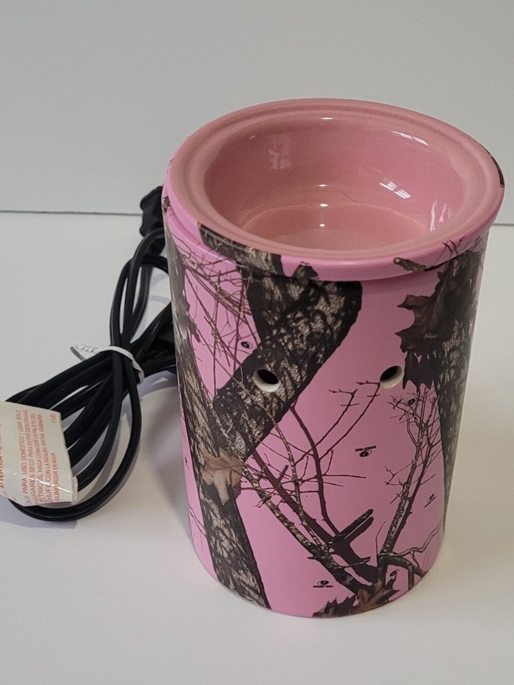 Scentsy Pink Camo Wax Burner